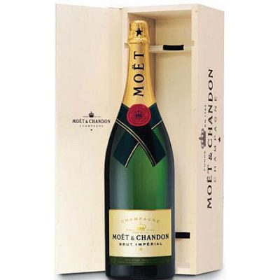 Moet et Chandon Champagne Brut Imperial (Salmanazar 9L) in Wood box NV